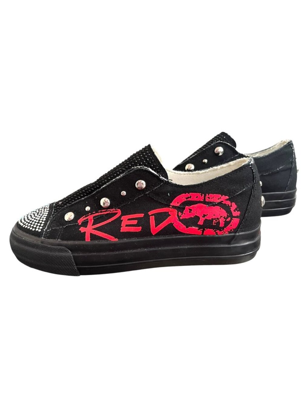 Ecko Red Poppy 158L Graffiti Slip-On Sneakers Women's Size 6 NWOT